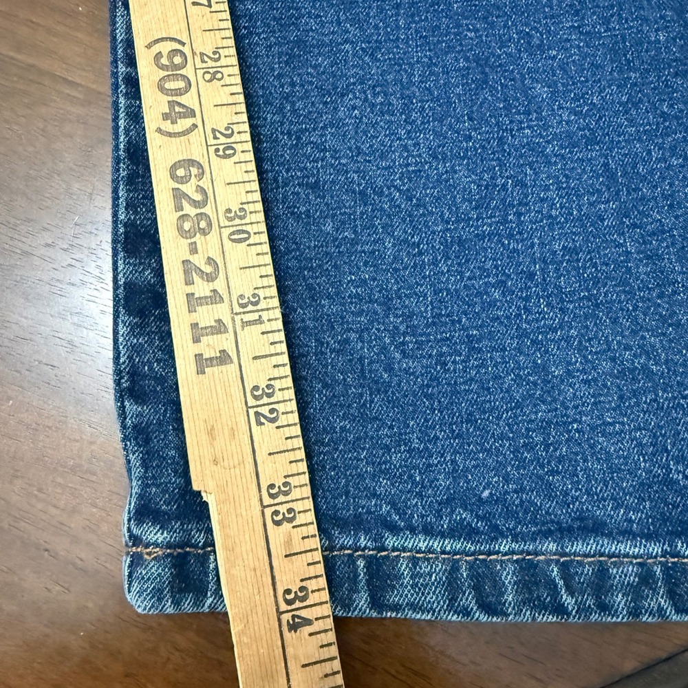 Wrangler Retro Slim Straight Jeans Mens 40x34 Blue Denim 112325734 Stretch - Picture 7 of 11